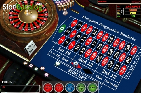 Скрин4. European Progressive Roulette (iSoftBet) слот
