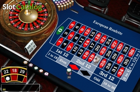 Скрин3. European Roulette (iSoftBet) слот