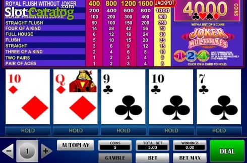 Скрин5. Joker Multitimes Poker слот