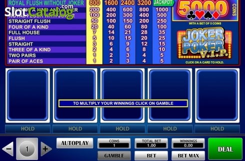 Скрин2. Joker Poker VIP (iSoftBet) слот