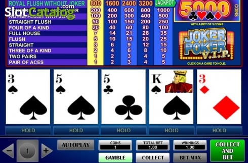 Скрин3. Joker Poker VIP (iSoftBet) слот