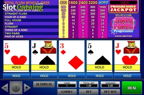 Скрин2. Joker Poker Progressive (iSoftBet) слот