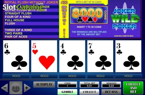Скрин4. Joker Wild Poker (iSoftBet) слот