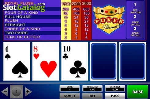 Скрин2. Video Poker Pursuit (iSoftBet) слот