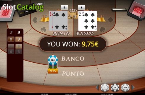 Скрин3. Punto Banco (iSoftBet) слот