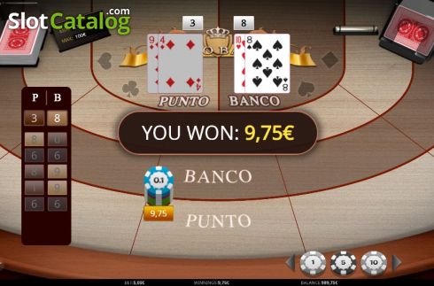 Скрин4. Punto Banco (iSoftBet) слот