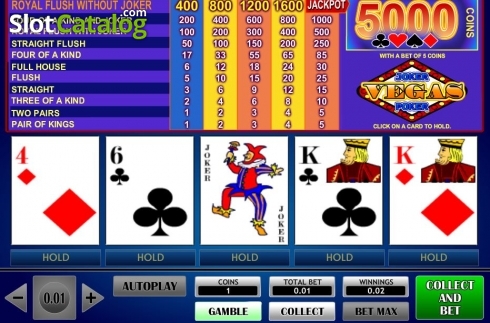 Скрин2. Vegas Joker Poker (iSoftBet) слот