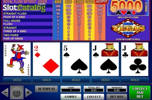 Скрин4. Vegas Joker Poker (iSoftBet) слот