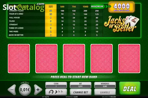 Скрин2. Jacks or Better (iSoftBet) слот