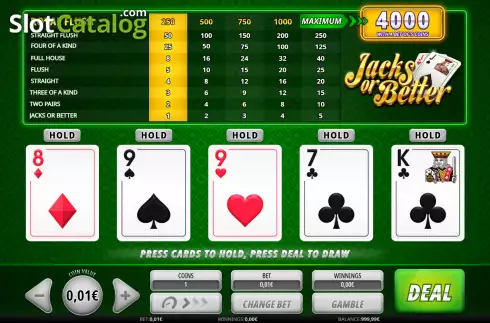 Скрин3. Jacks or Better (iSoftBet) слот