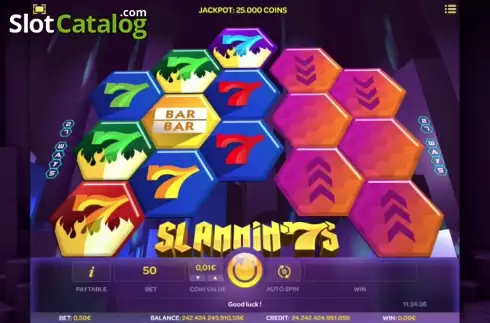 Скрин3. Slammin' 7s слот