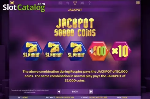 Скрин9. Slammin' 7s слот