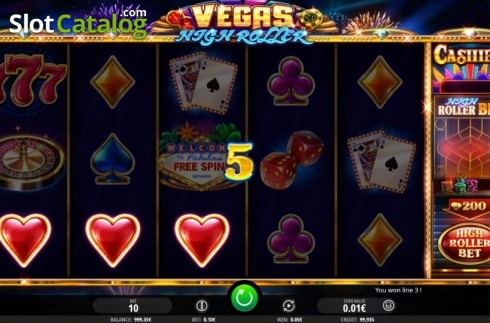 Скрин4. Vegas High Roller слот