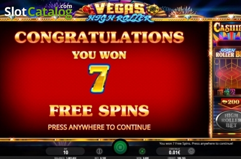 Скрин6. Vegas High Roller слот