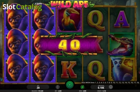 Скрин4. Wild Ape слот