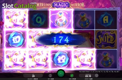 Скрин5. Merlin's Magic Mirror слот