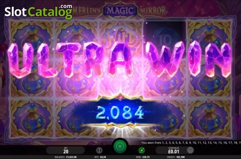 Скрин6. Merlin's Magic Mirror слот