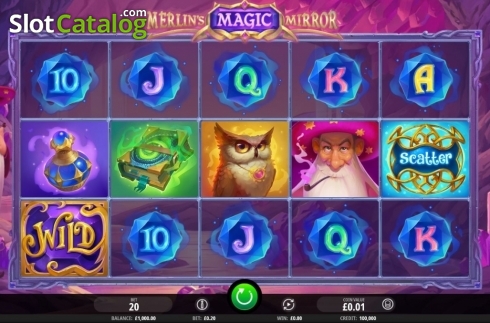 Скрин3. Merlin's Magic Mirror слот