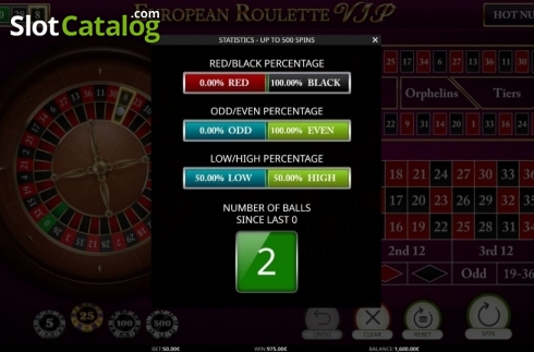 Скрин7. European Roulette VIP (iSoftBet) слот