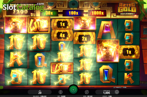 Скрин5. Aztec Gold Megaways слот