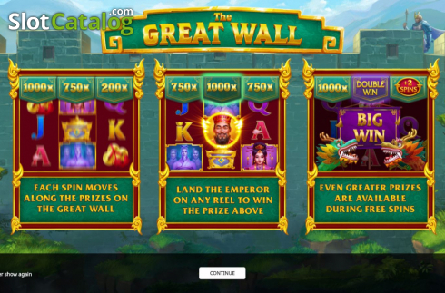 Скрин2. The Great Wall слот