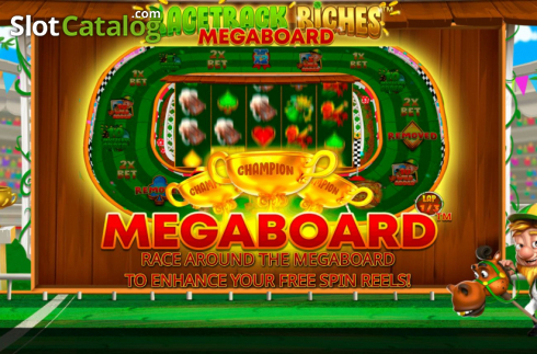 Скрин2. Racetrack Riches Megaboard слот