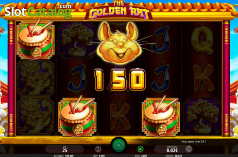 Скрин7. The Golden Rat (iSoftBet) слот