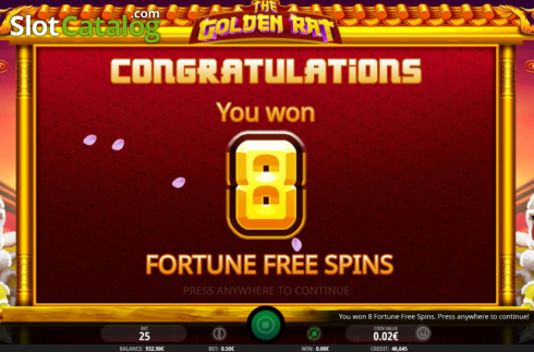 Скрин8. The Golden Rat (iSoftBet) слот
