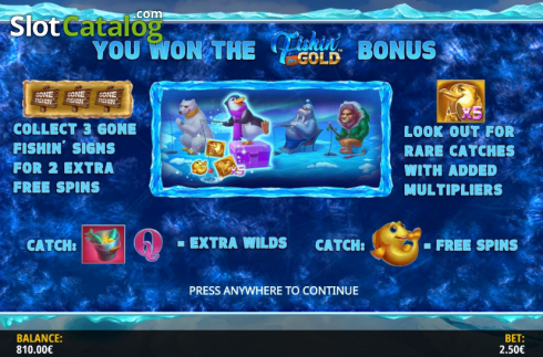 Скрин6. Fishin For Gold слот