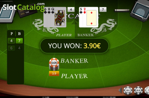 Скрин4. Baccarat 2020 (ISoftBet) слот