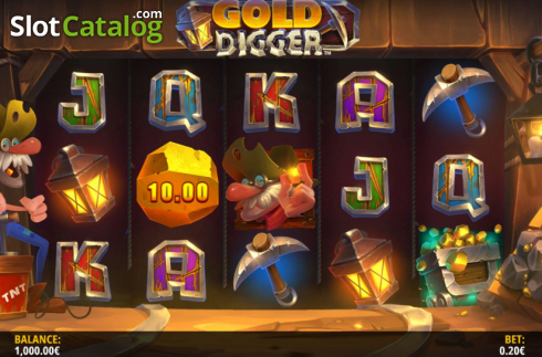 Скрин3. Gold Digger (iSoftBet) слот