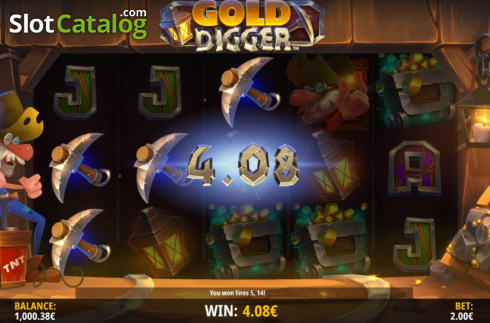 Скрин4. Gold Digger (iSoftBet) слот