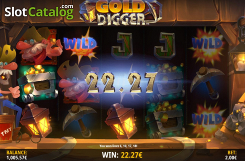 Скрин6. Gold Digger (iSoftBet) слот