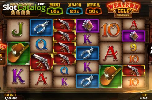 Скрин3. Western Gold Megaways слот