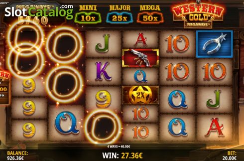 Скрин4. Western Gold Megaways слот