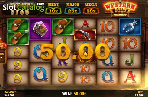 Скрин5. Western Gold Megaways слот