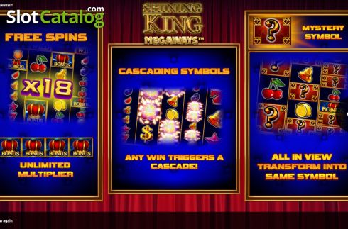 Скрин2. Shining King Megaways слот
