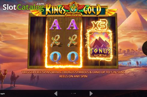 Скрин2. Kings of Gold слот
