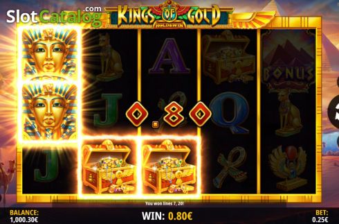 Скрин4. Kings of Gold слот