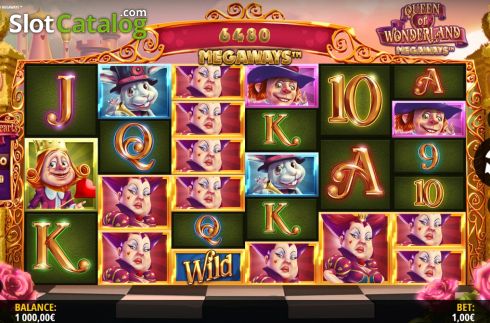 Скрин2. Queen of Wonderland Megaways слот