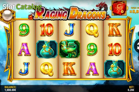 Скрин3. Raging Dragons слот
