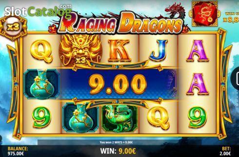 Скрин4. Raging Dragons слот