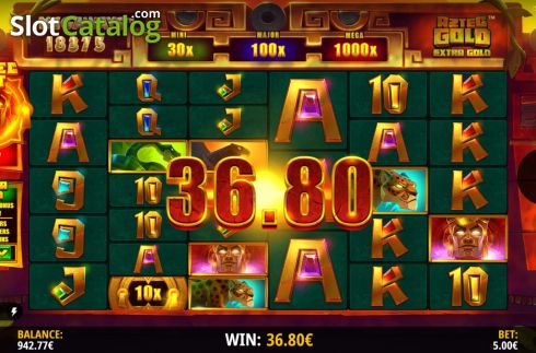 Скрин6. Aztec Gold Extra Gold Megaways слот