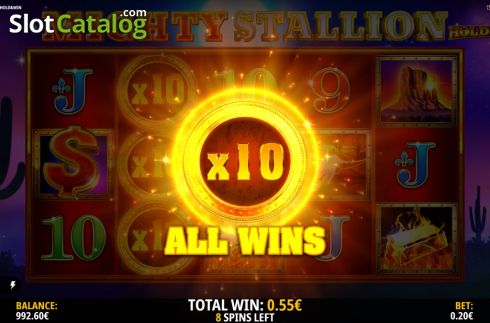 Скрин9. Mighty Stallion слот