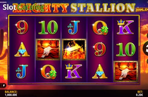 Скрин3. Mighty Stallion слот