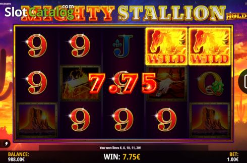 Скрин4. Mighty Stallion слот