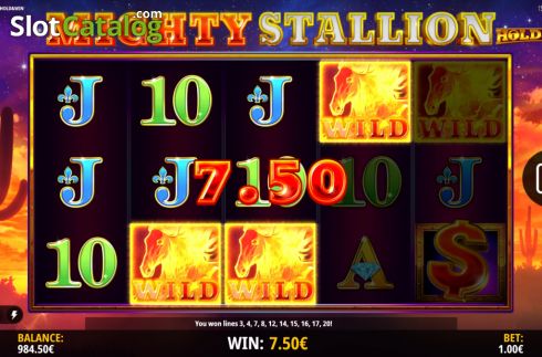Скрин5. Mighty Stallion слот