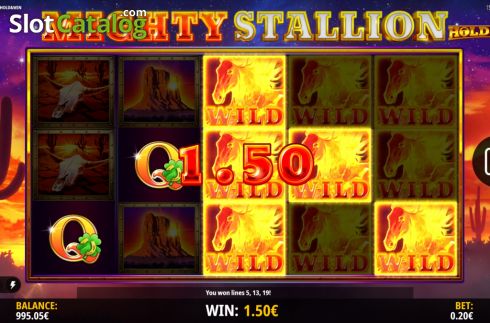 Скрин8. Mighty Stallion слот