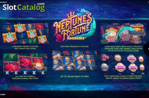 Скрин2. Neptunes Fortune Megaways слот