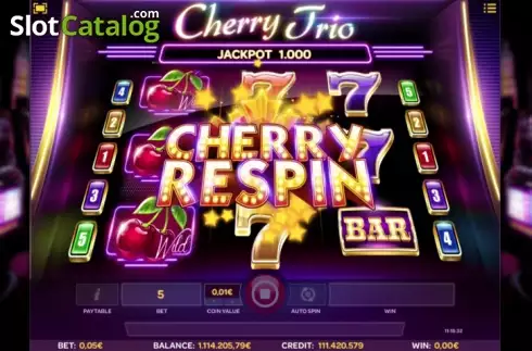 Скрин4. Cherry Trio слот